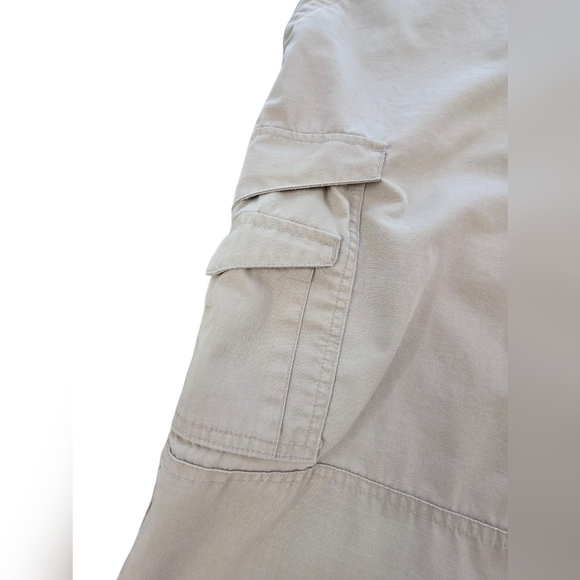 Tru-Spec Tactical Cargo Pants Mens 38x30 Khaki Ripstop Utility Workwear Military - Picture 5 of 12